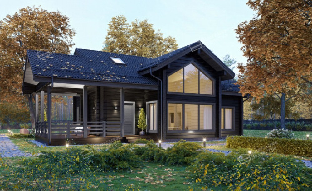 Дом из клееного бруса VZ-398 